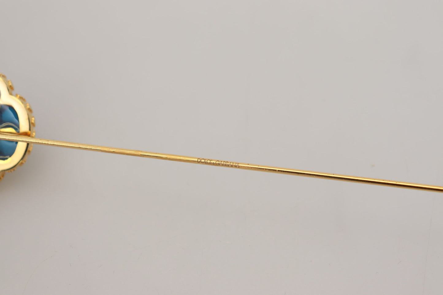 Elegant Gold Brass Men's Brooch Pin