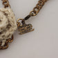 Ermanno Scervino Gold Tone Luxury Necklace