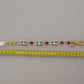 Elegant Beaded Chain Bracelet with Multicolor Accents