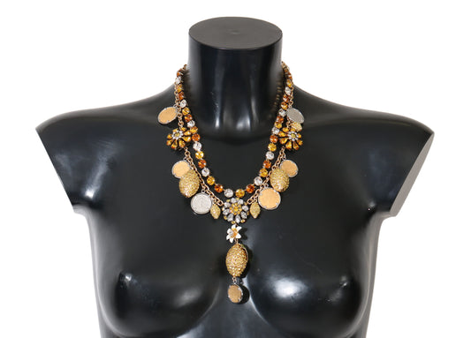 Elegant Gold-Plated Statement Necklace