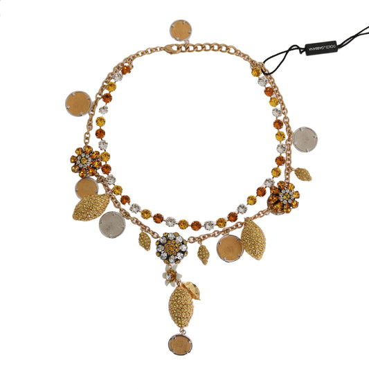Elegant Gold-Plated Statement Necklace