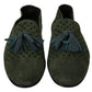 Green Suede Breathable Slippers Loafers Shoes