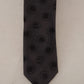 Elegant Black Silk Bow Tie