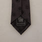 Elegant Black Silk Bow Tie