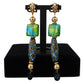 Elegant Sicilian Motif Clip-On Earrings