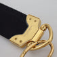 Elegant Gold Black Shoulder Bag Strap