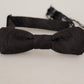 Elegant Silk Tuxedo Bow Tie - Evening Chic