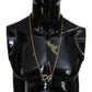 Elegant Gold Crystal Statement Necklace
