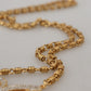 Elegant Gold Crystal Statement Necklace