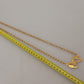 Elegant Gold Crystal Statement Necklace