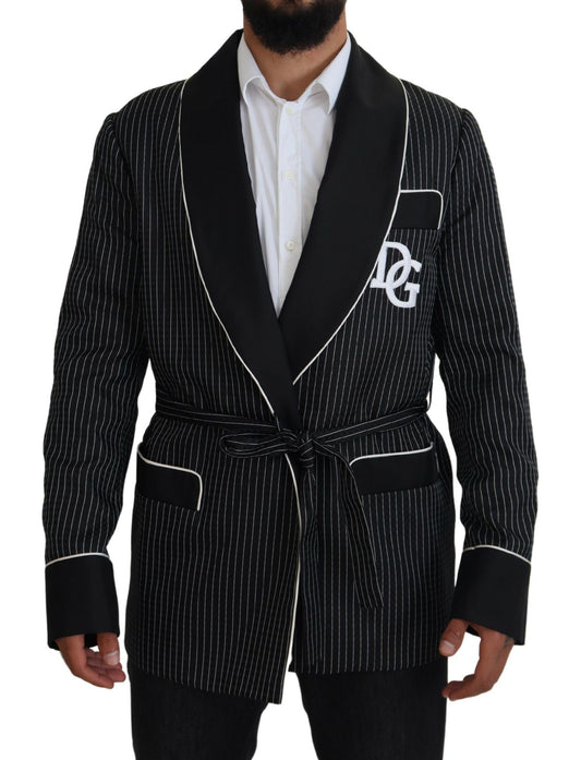 Elegant Silk-Lined Robe Jacket