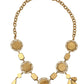 Elegant Multicolor Crystal Gold Necklace