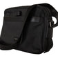 Elegant Gray & Black Reporter Messenger Bag