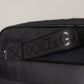 Elegant Gray & Black Reporter Messenger Bag