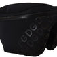 Chic Black Belt Fanny Bag