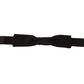 Elegant Black Silk Bow Tie