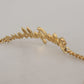 Elegant Gold-Toned Sterling Bracelet