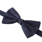 Elegant Sapphire Silk Bow Tie