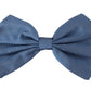 Elegant Blue Silk Bow Tie