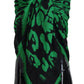 Elegant Green Square Scarf