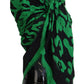 Elegant Green Square Scarf