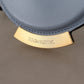 Elegant Light Blue Leather Round Wallet Coin Pocket