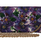 Elegant Purple Leather Shoulder Bag