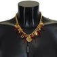 Opulent Multicolor Crystal Statement Necklace