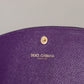 Elegant Purple Leather Shoulder Bag