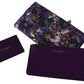 Elegant Purple Leather Shoulder Bag