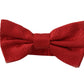 Elegant Red Silk Bow Tie
