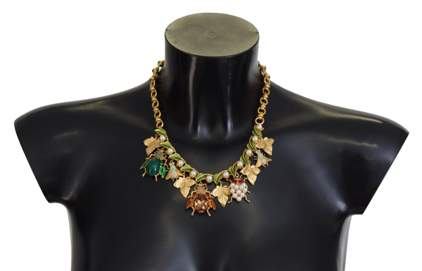 Elegant Multicolor Crystal Statement Necklace