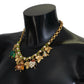 Elegant Multicolor Crystal Statement Necklace