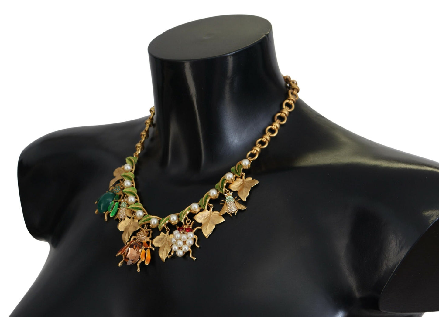 Elegant Multicolor Crystal Statement Necklace