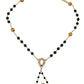 Elegant Crystal Cross Charm Necklace