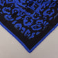 Elegant Silk Square Scarf in Royal Blue