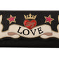 Chic Continental Black Leather Wallet