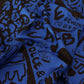 Elegant Silk Square Scarf in Royal Blue