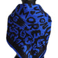 Elegant Silk Square Scarf in Royal Blue