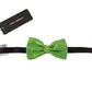 Elegant Green Silk Bow Tie