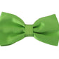 Elegant Green Silk Bow Tie