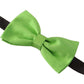 Elegant Green Silk Bow Tie