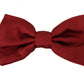 Elegant Red Silk Bow Tie