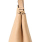Nude Calf Leather Hobo Shoulder & Handbag