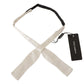 Elegant Silk Bow Tie in Classic White