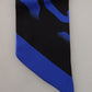 Elegant Silk Bandeau Scarf with Logo Print