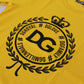 Elegant Dark Yellow Cotton T-Shirt