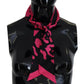 Elegant Silk Scarf with Chic Logo Print