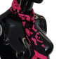 Elegant Silk Scarf with Chic Logo Print