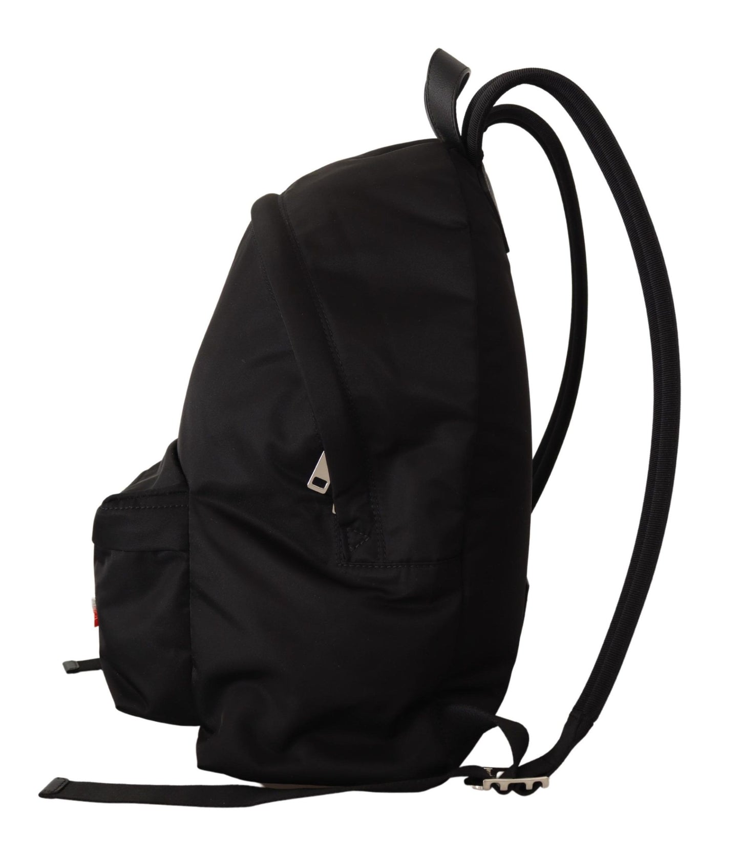 Black Nylon Urban Backpack